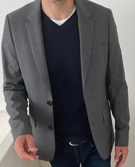 Blazer gris Sandro Paris — Talla 46 (S) — Como nuevo – photo 2